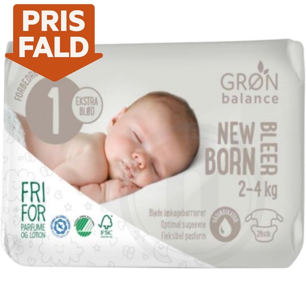 Grøn Balance Bleer New Born str. 1