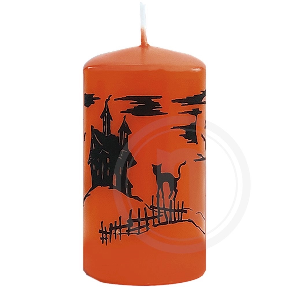 Bloklys m. halloween motiv