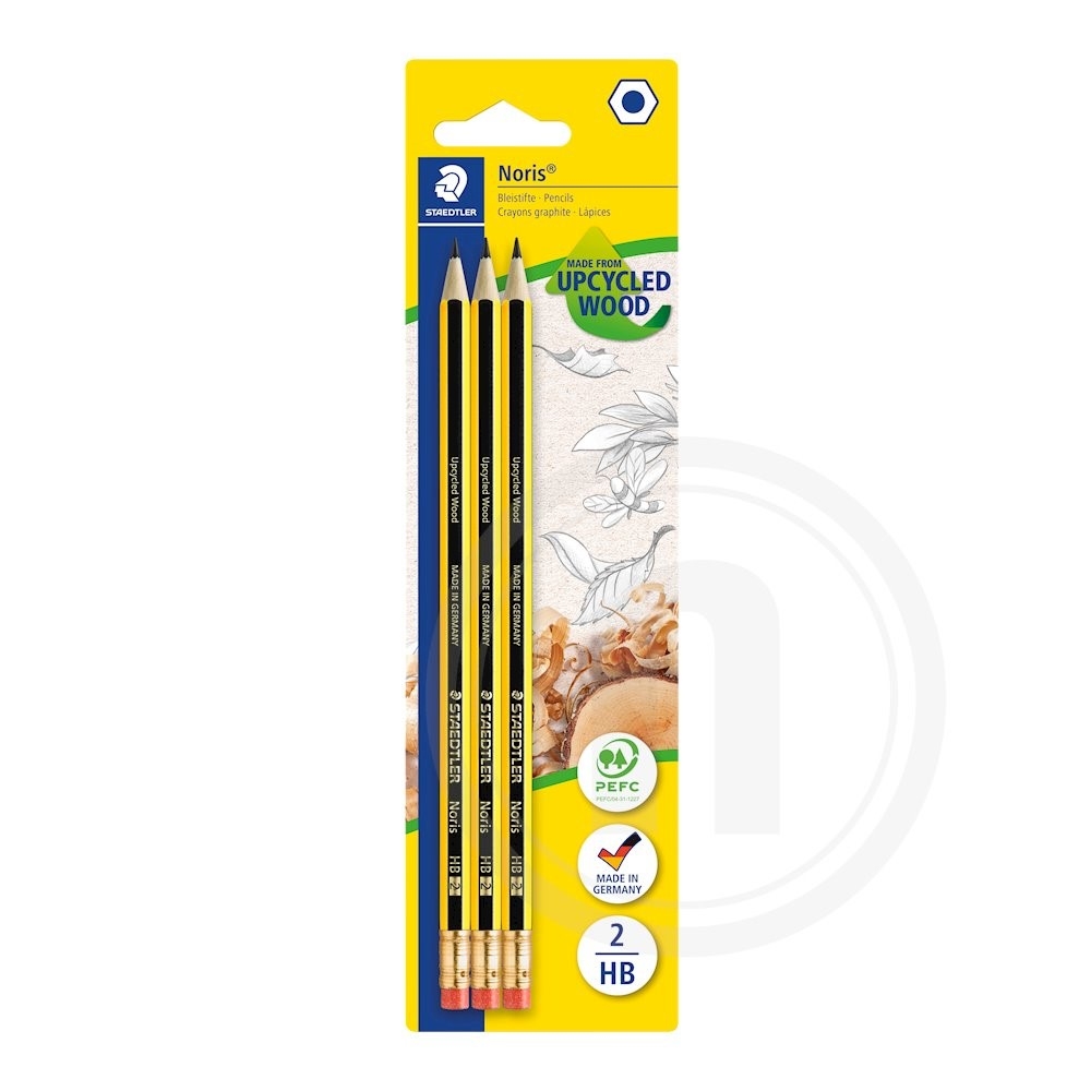 Staedtler Noris Blyanter med Viskelæder