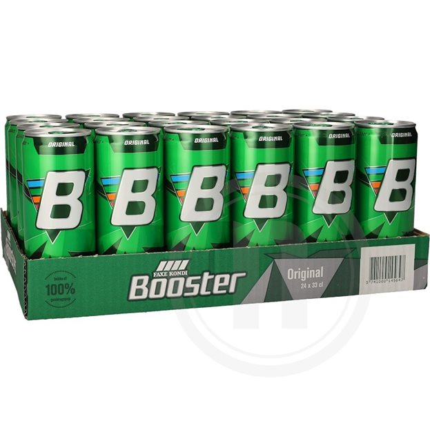 Booster Original (dåse) fra Faxe Kondi – Leveret med nemlig.com