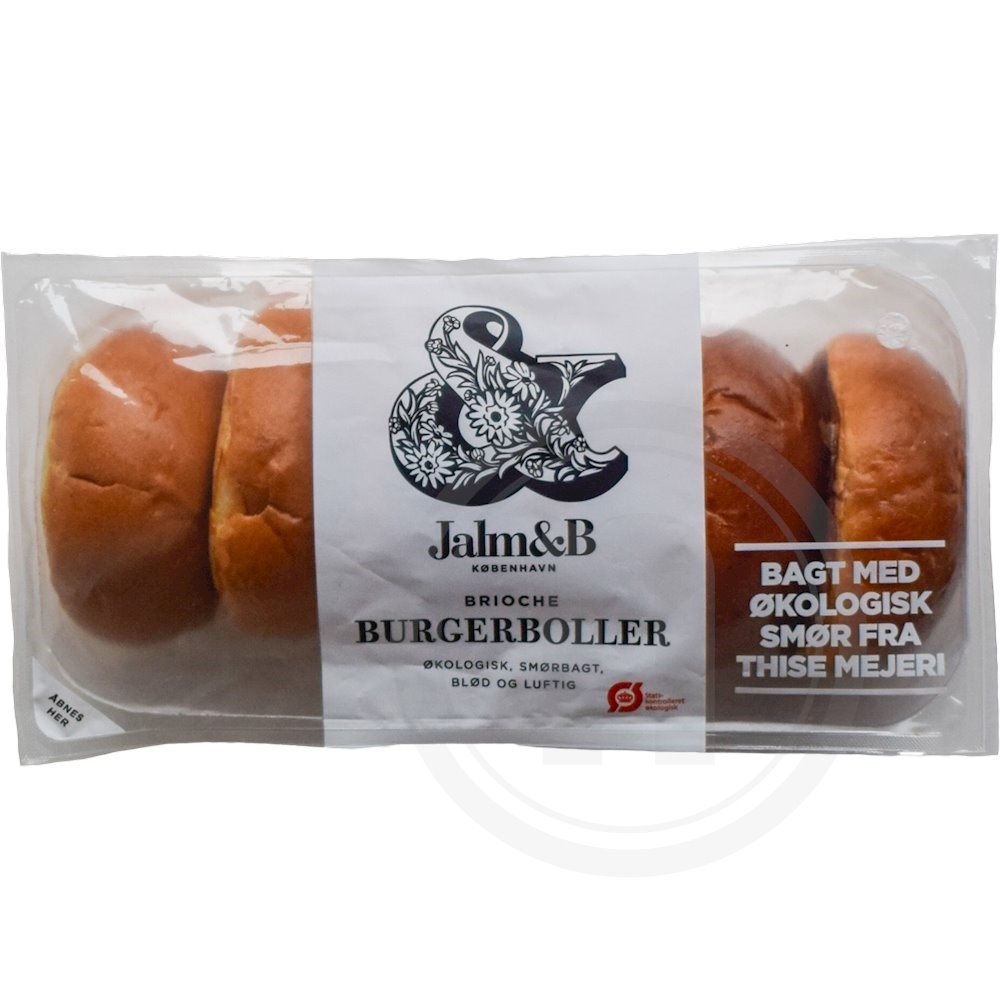 Brioche burgerboller øko. .