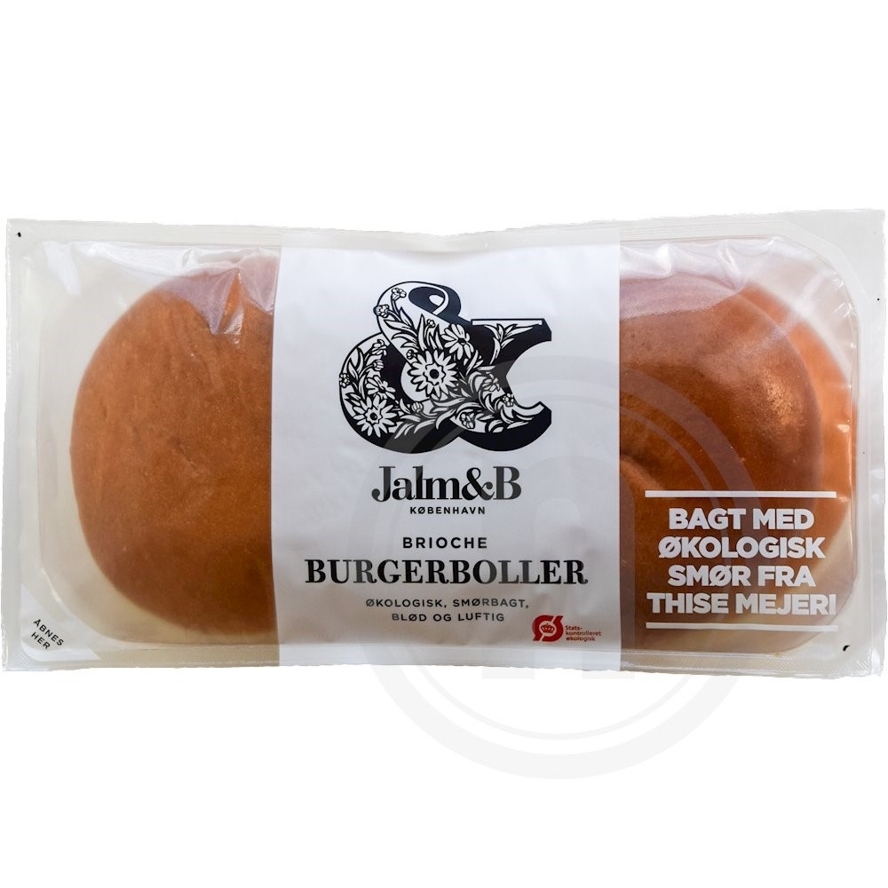 Jalm&B Brioche Burgerboller Øko.