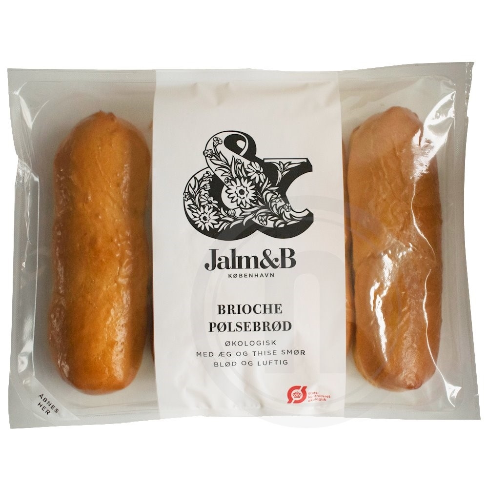 Jalm&B Brioche Pølsebrød Øko
