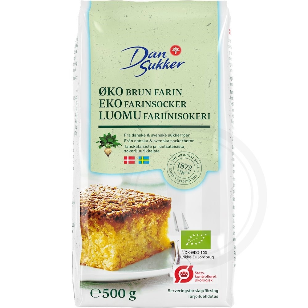 Brun farin øko.