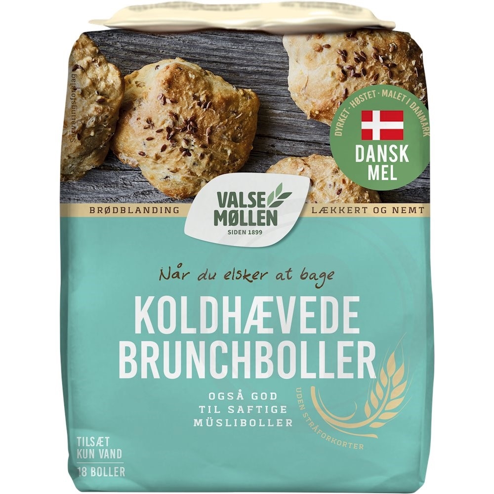 Brunchboller koldhævede m. gær