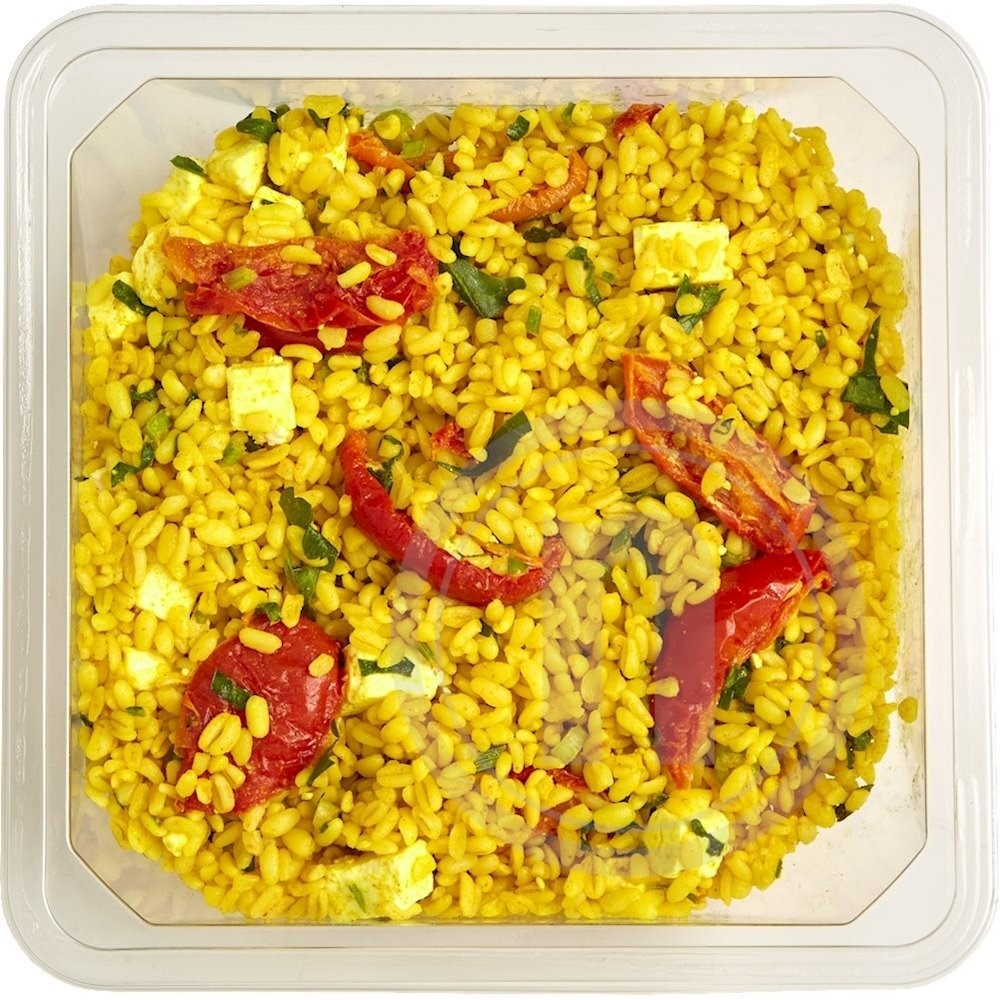 Bulgursalat m. tomat & ost