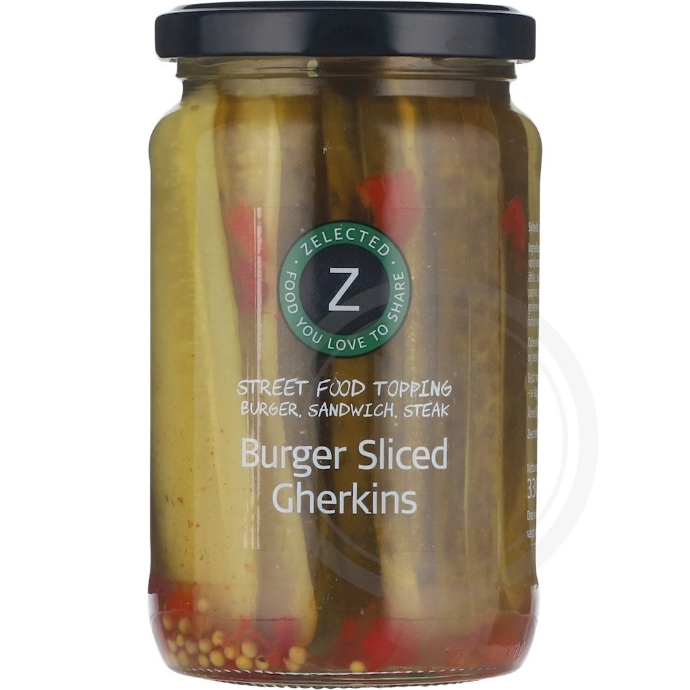 Zelected Foods Burgeragurker i Skiver