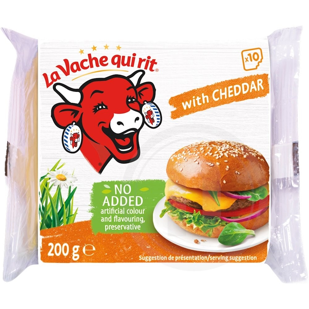 Den Leende Ko Burgerost med Cheddar