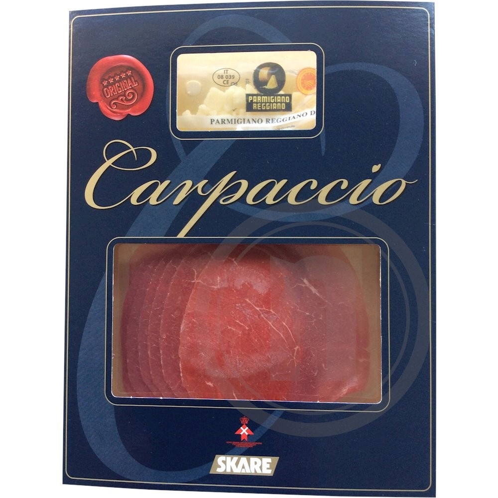 Carpaccio m. parmigiano ost