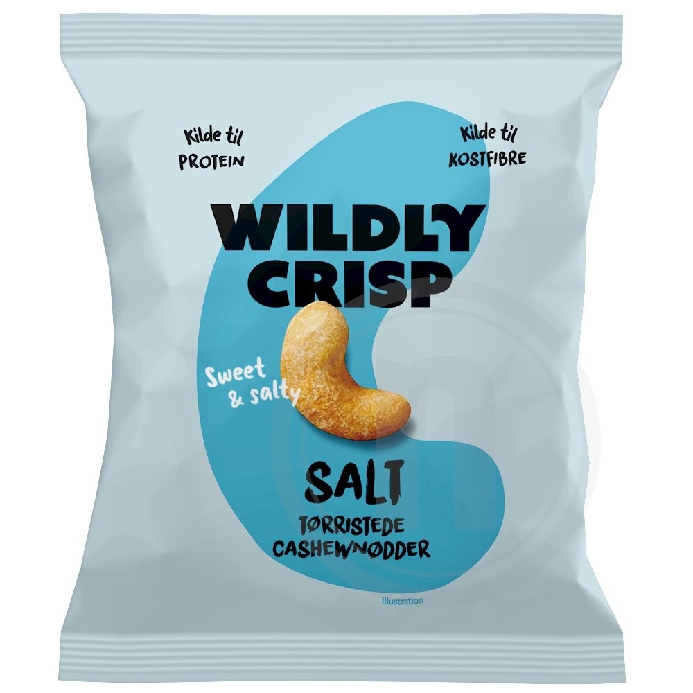Wildly Crisp Cashewnødder med salt