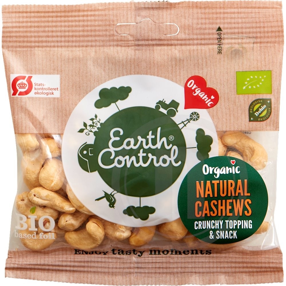 Earth Control Cashewnødder økologiske usaltede