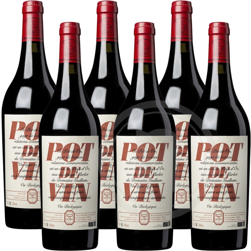 Ch. Guilhem Pot de vin øko. Leveret med