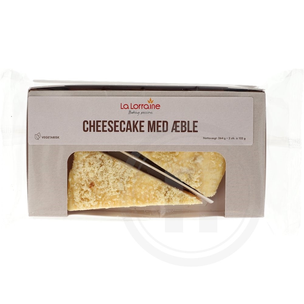 Cheesecake m. æble