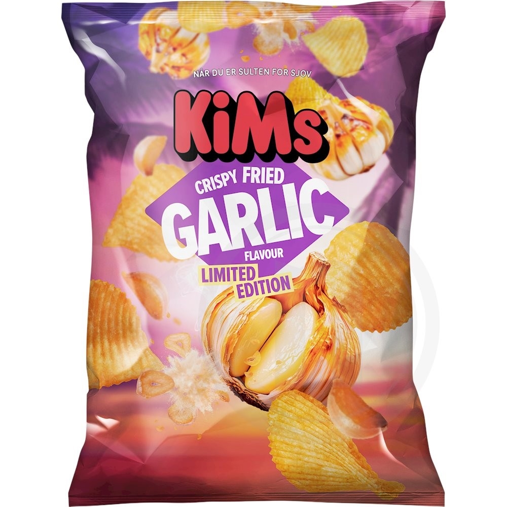 Chips m. Fried Garlic