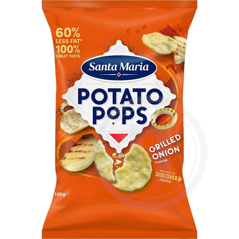 Chips m. grillede løg