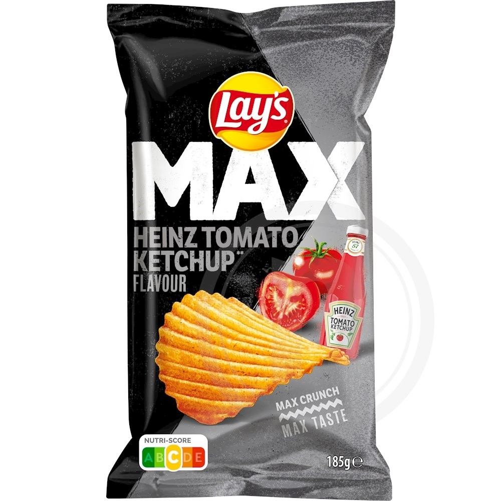Chips m. Heinz ketchup