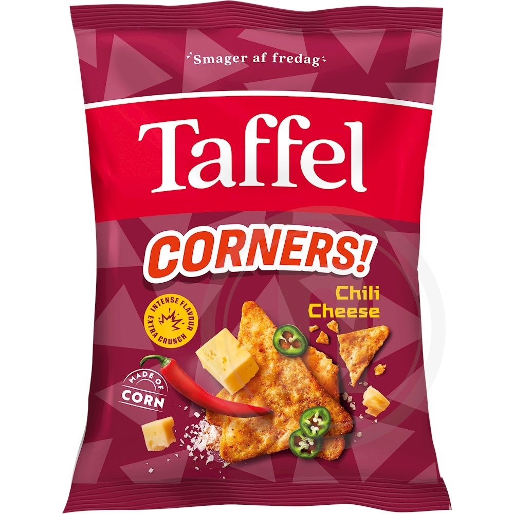 Chips m. ost og chili