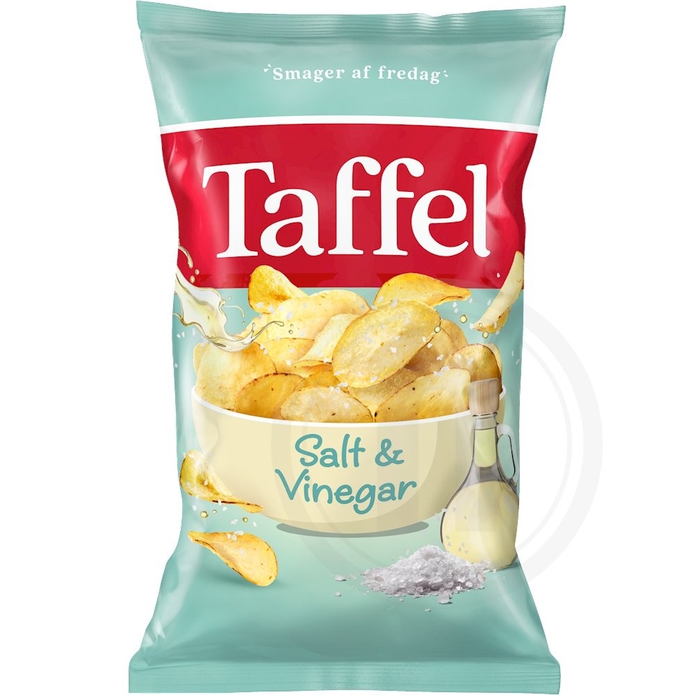 Chips m. salt og eddike