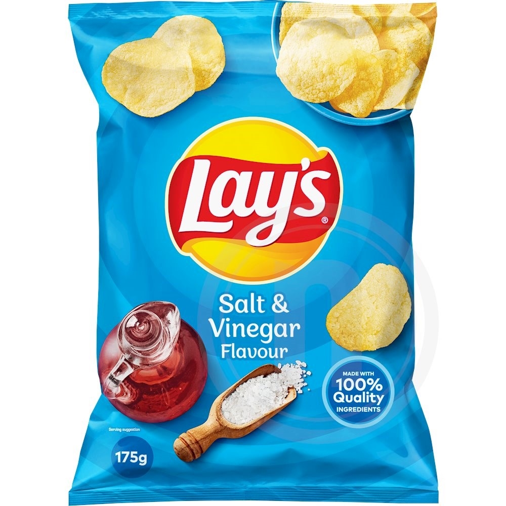 Chips m. salt og eddike
