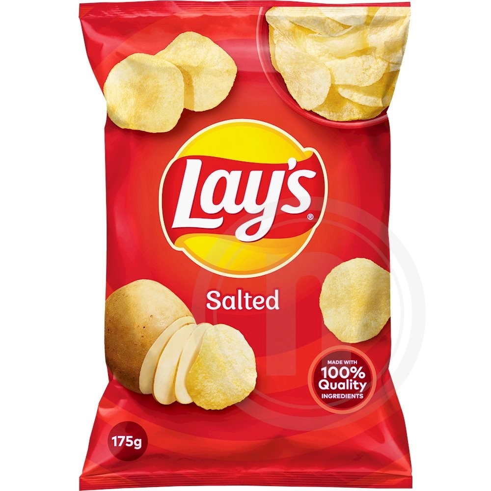 Chips m. salt fra Lay's Leveret med