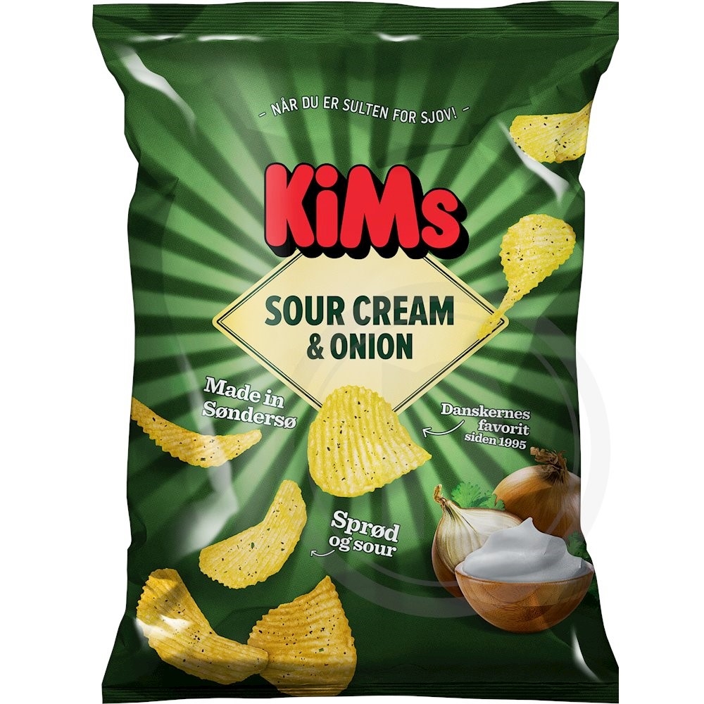 Chips m. sour cream & onion