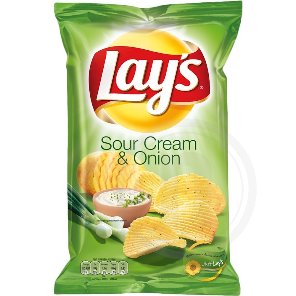 Chips m. sourcream & onion
