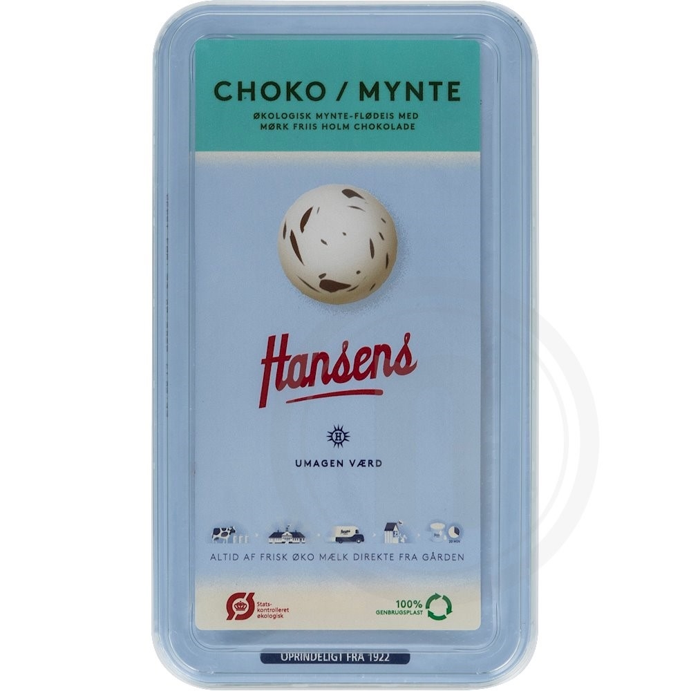Choko-mynte is øko.