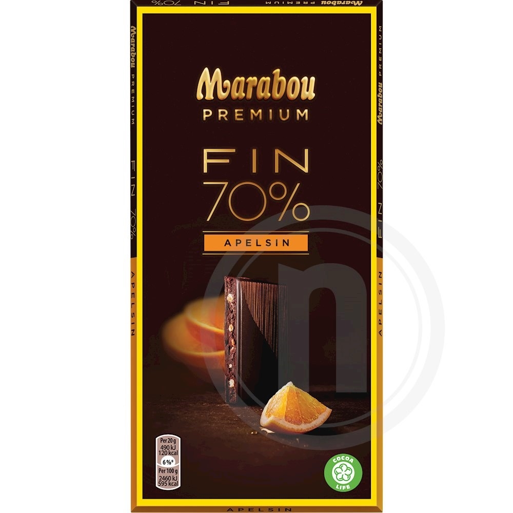 Chokolade m. appelsin