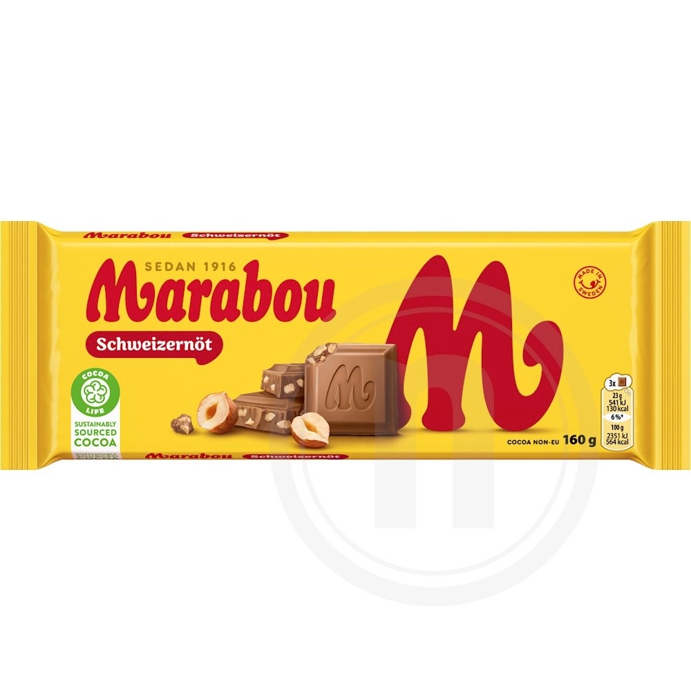 Chokolade m. hakkede nødder