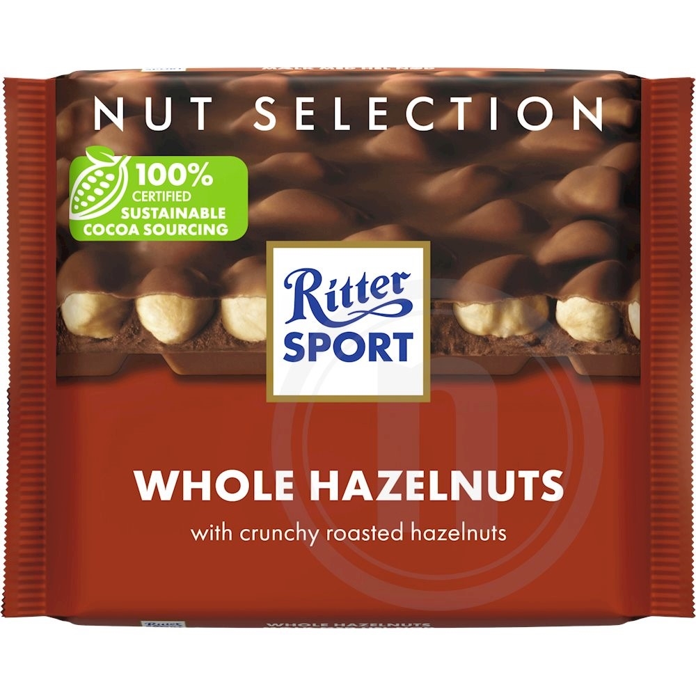 Chokolade m. hele hasselnødder
