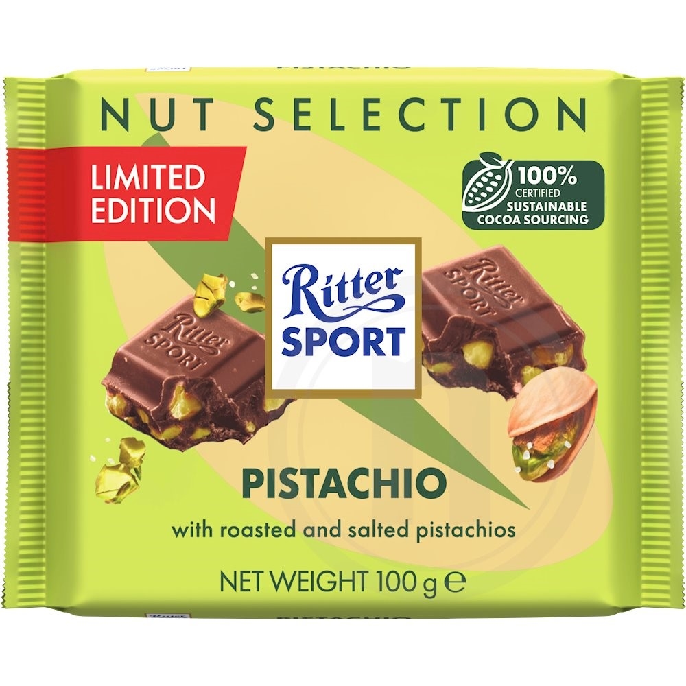 Chokolade m. pistacie