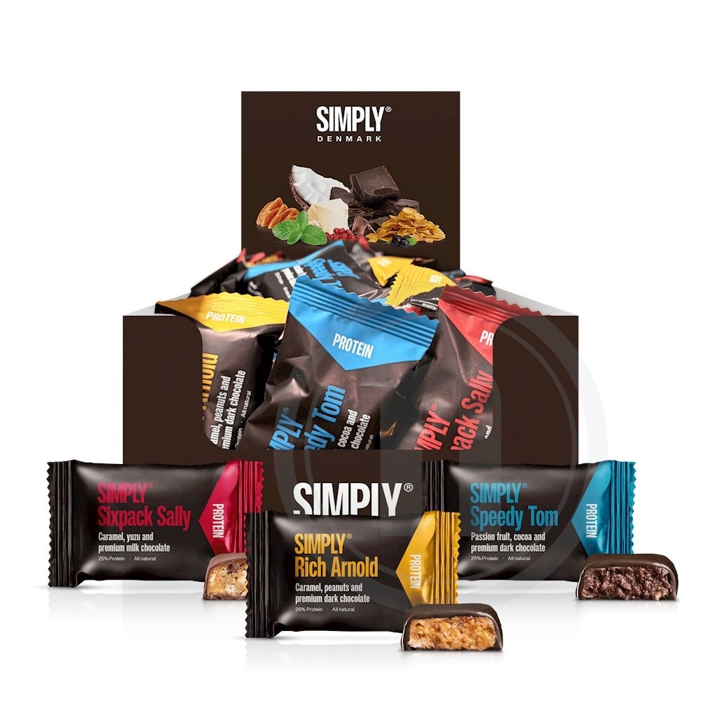 Chokolade mix m. protein – produktbillede