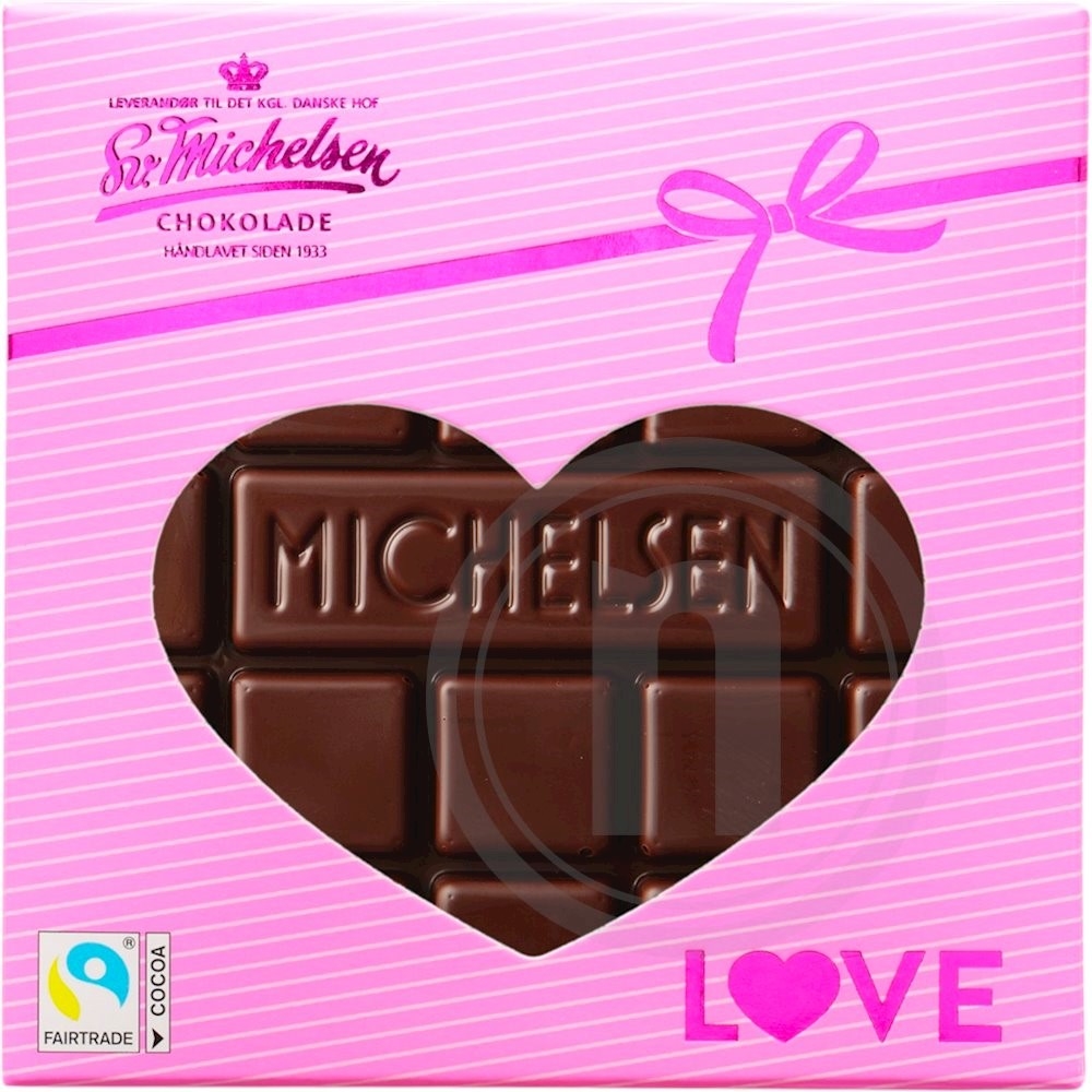 Chokoladehjerte 62%