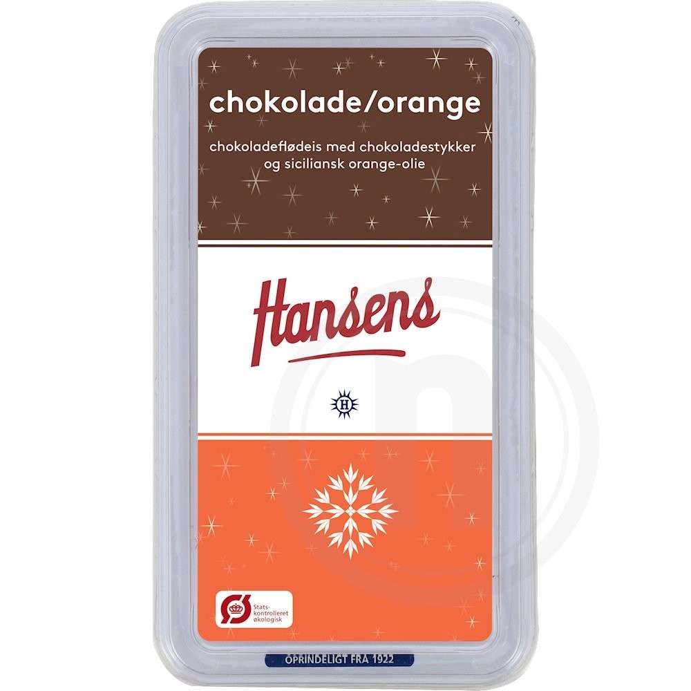 Chokoladeis m. orange øko.