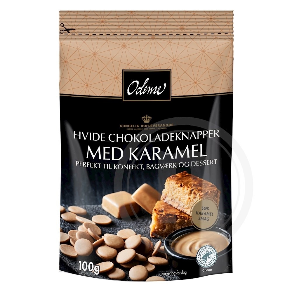 Chokoladeknapper (hvid)
