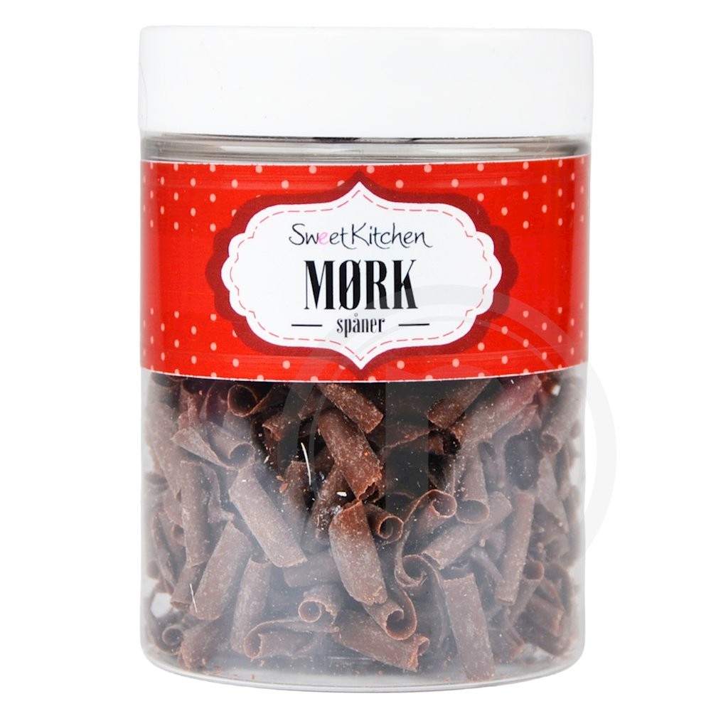 Sweetkitchen chokoladespåner, mørk