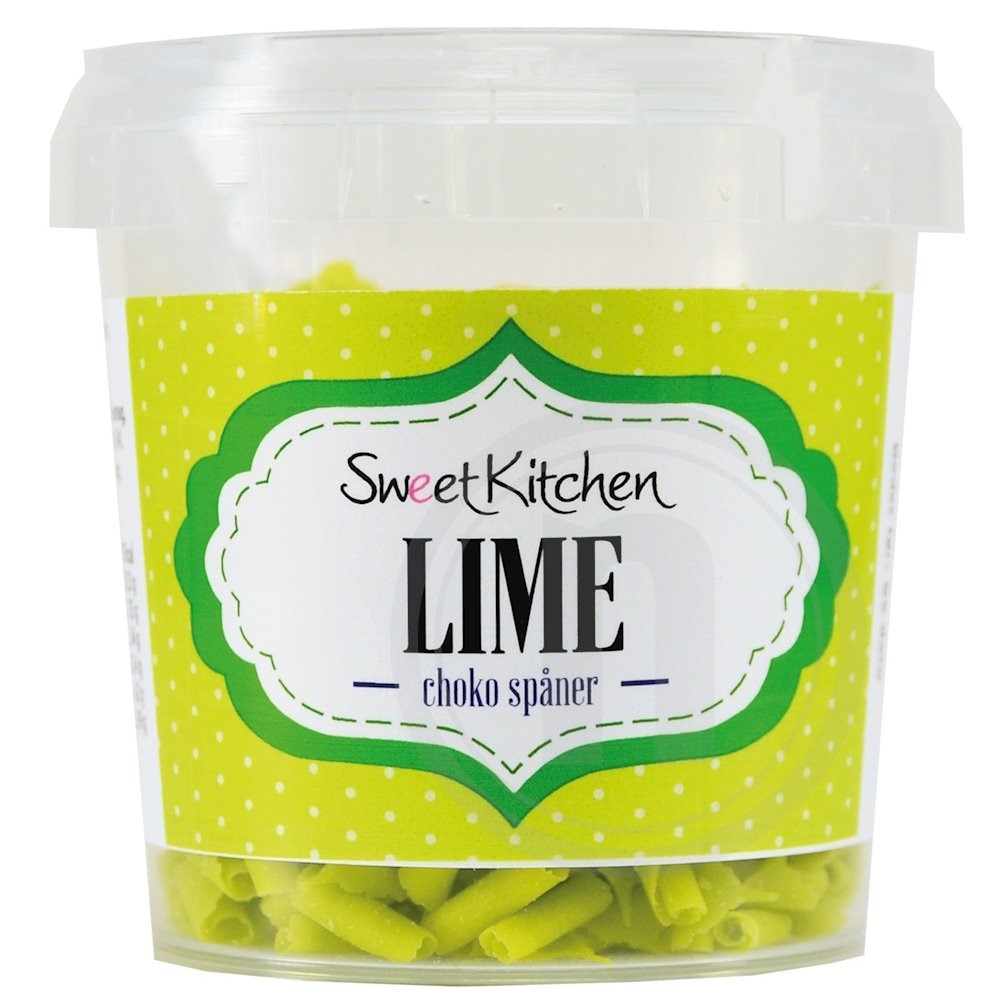 Chokoladespåner (lime)