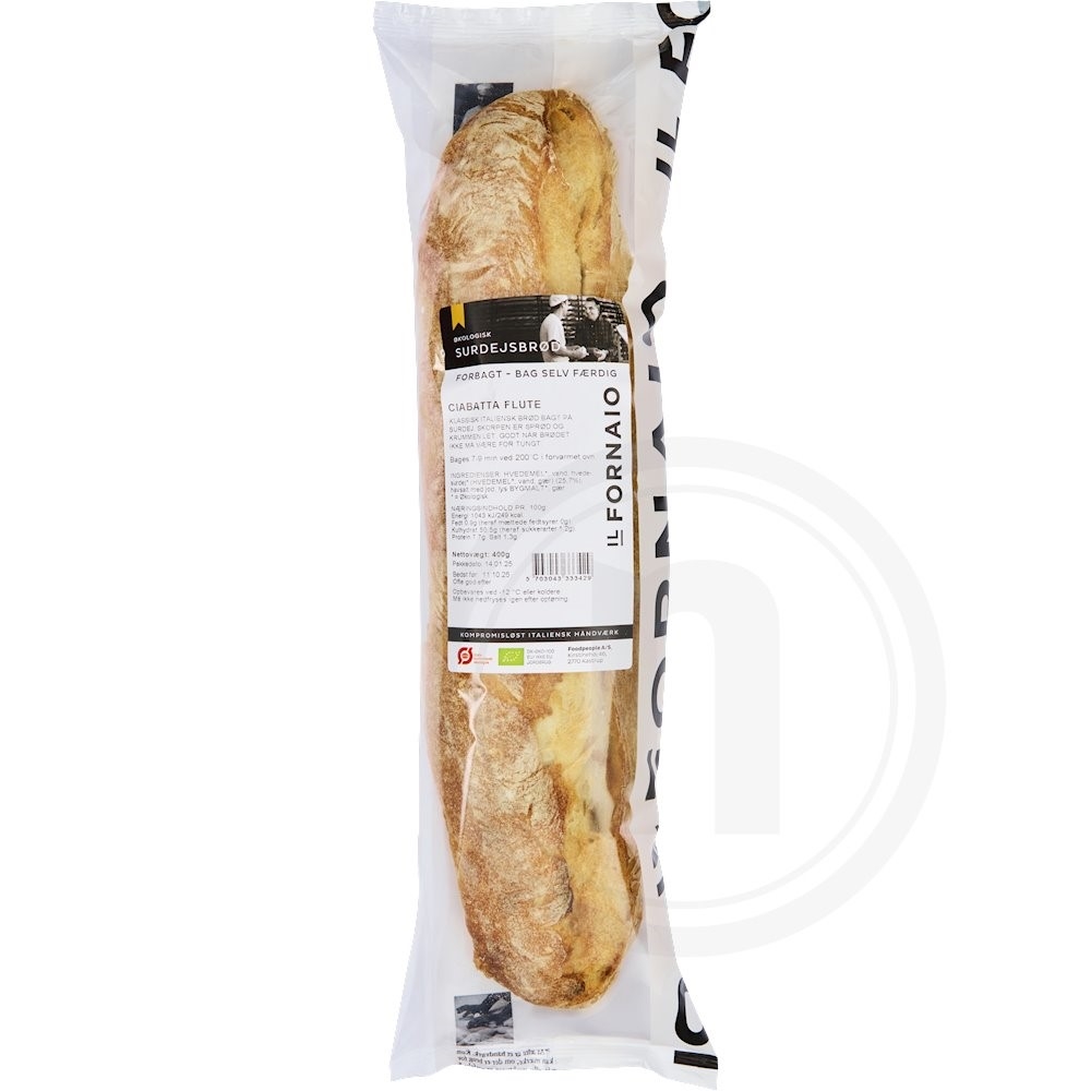 Il Fornaio Ciabatta surdejsflute øko.
