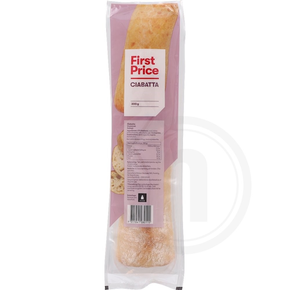 First Price Ciabattabrød