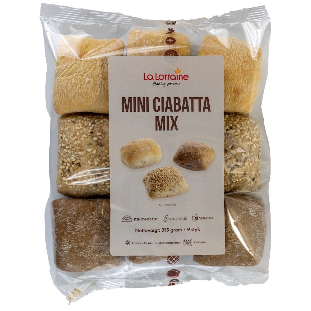 La Lorraine Ciabattastykker Surdej Mini