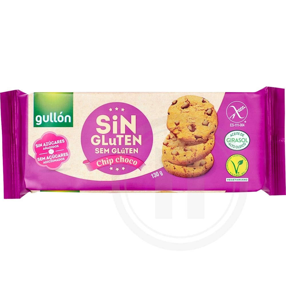Gullon Cookies med chokoladestykker glutenfri 120 g