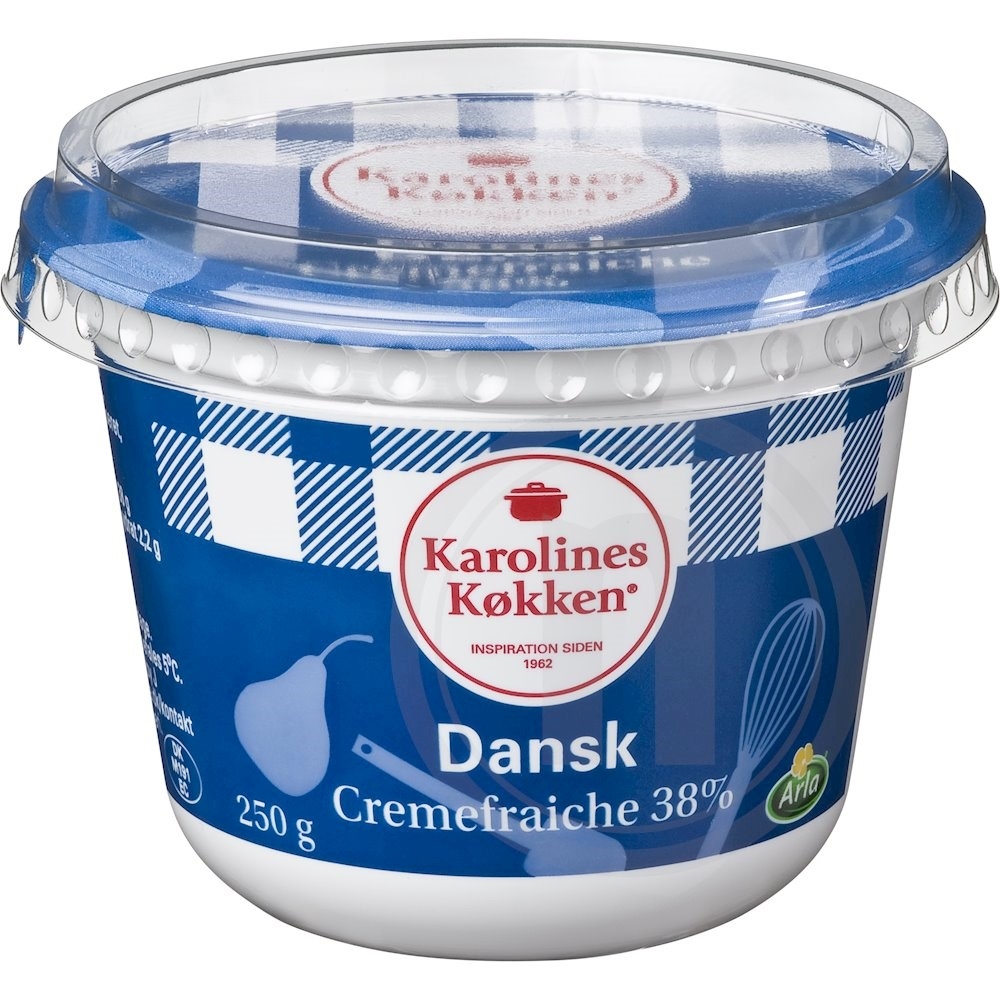 Creme fraiche 38 % fra Karolines Køkken – Leveret med nemlig.com