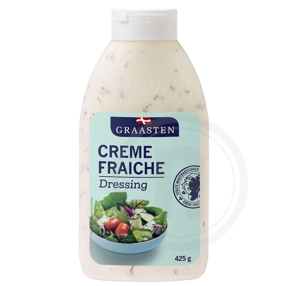 Creme fraiche dressing fra Graasten Leveret med