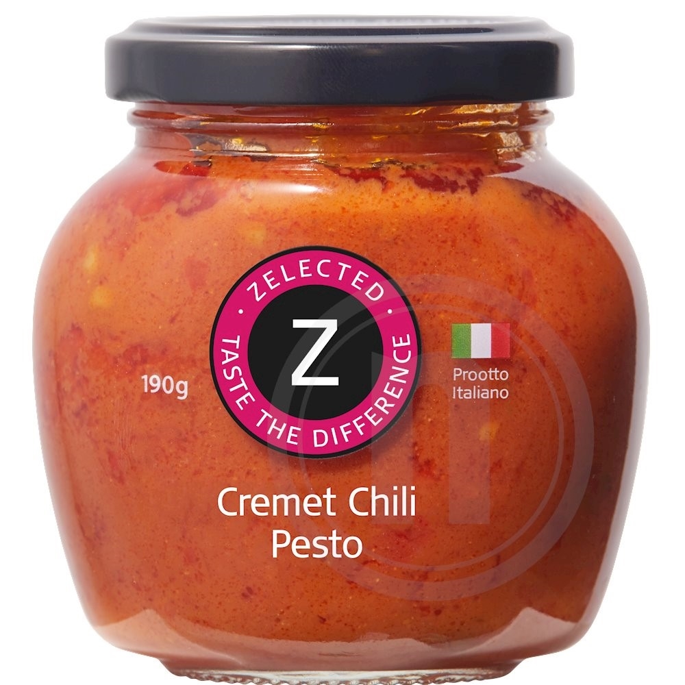 Cremet chili pesto