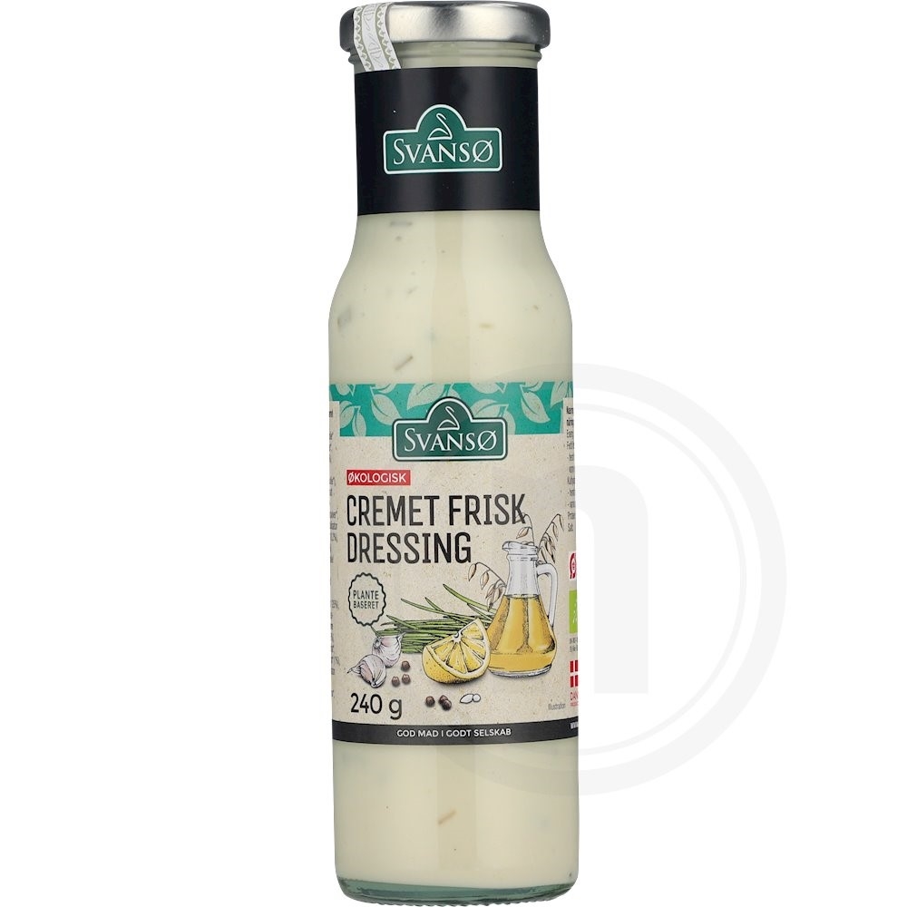 Cremet frisk dressing øko.