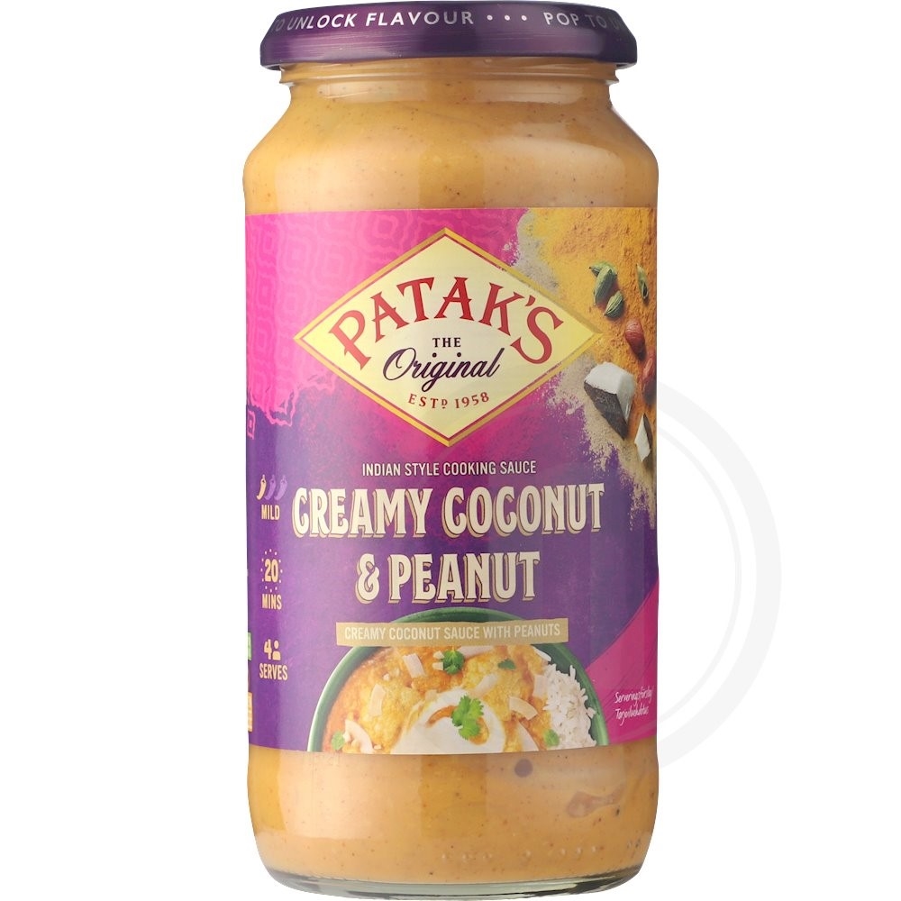 Cremet kokos og peanuts sauce