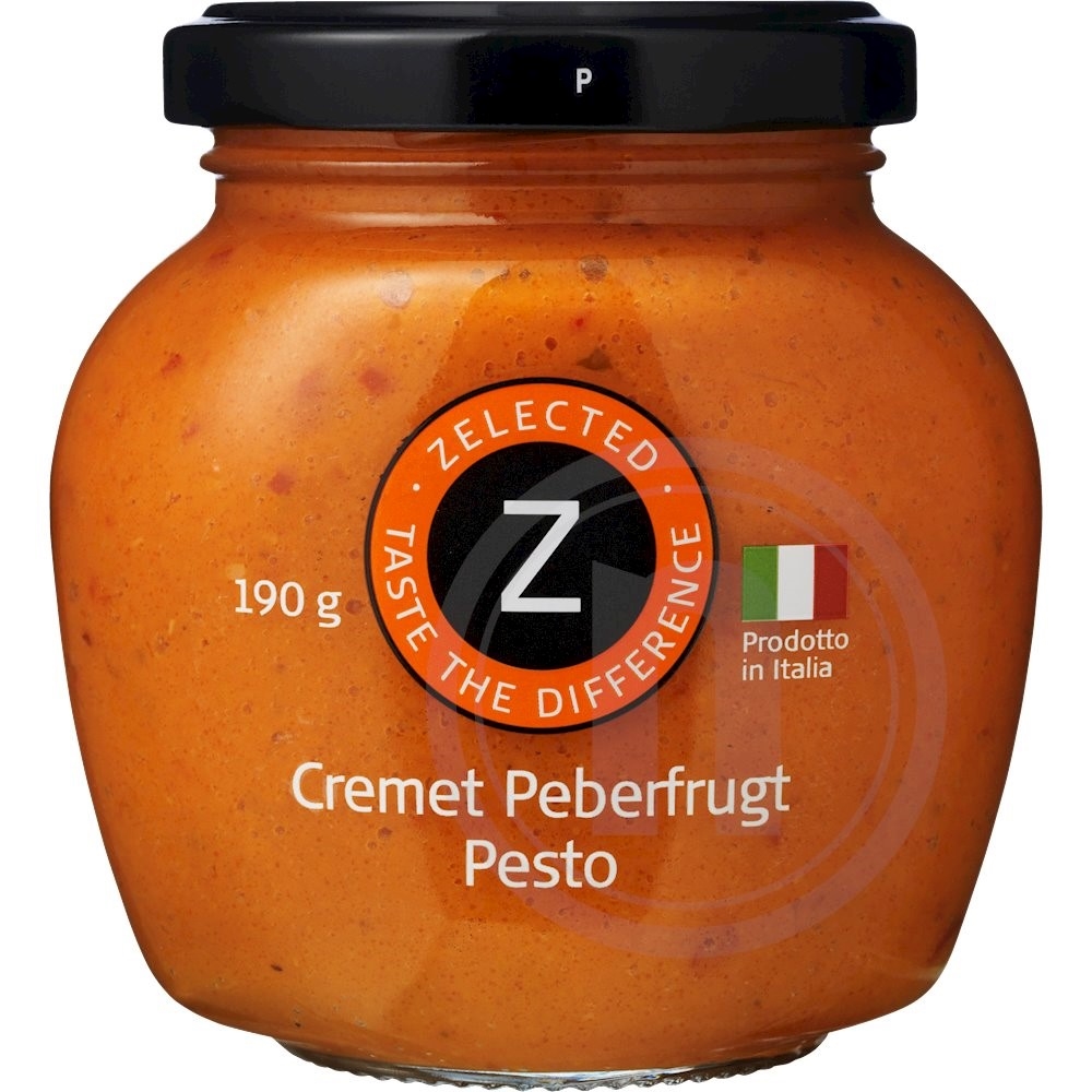 Cremet peberfrugt pesto