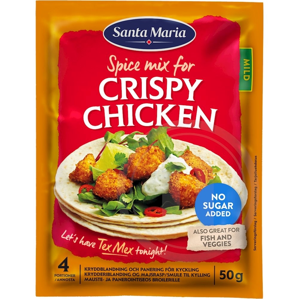 Crispy chicken krydderimix