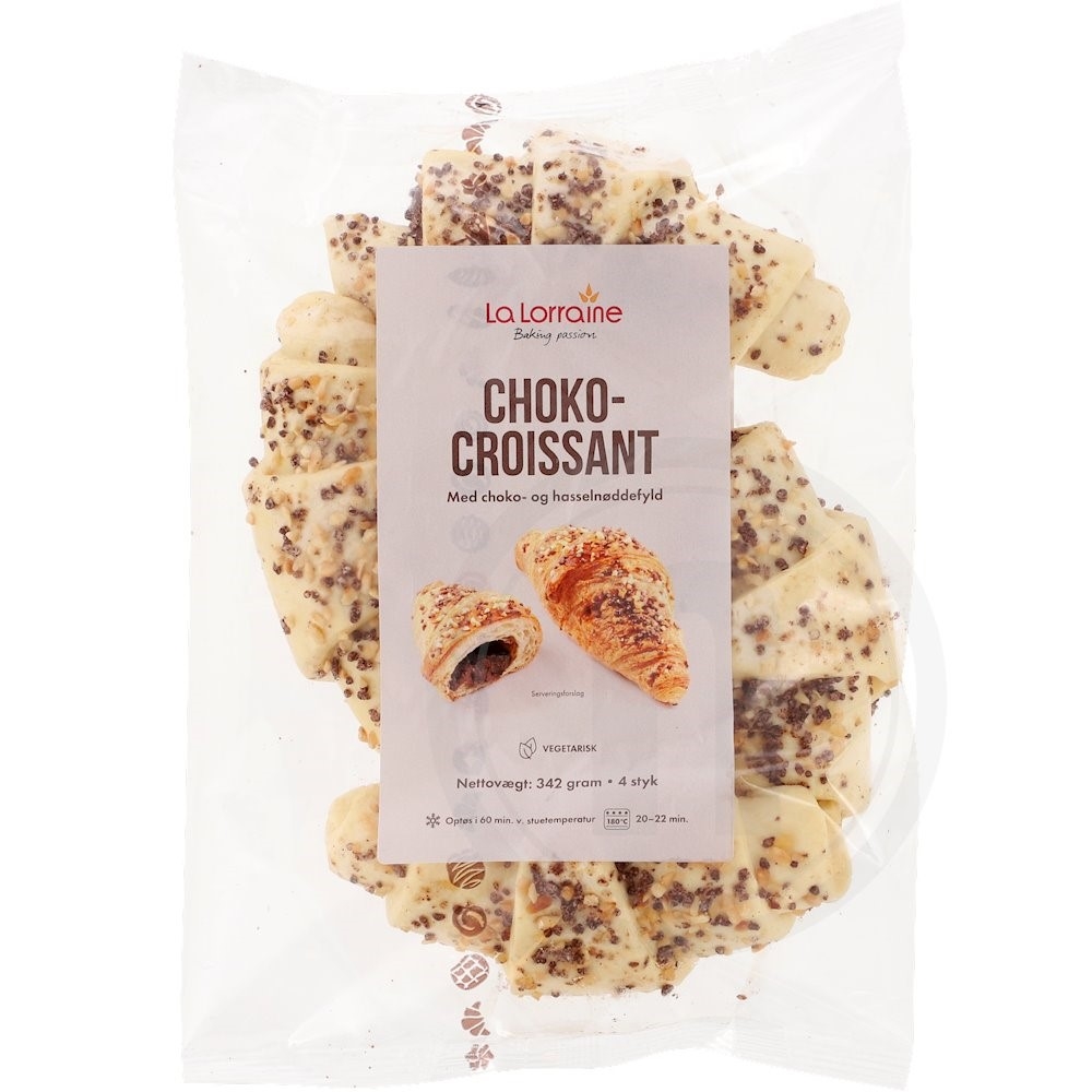 Croissant m. chokolade