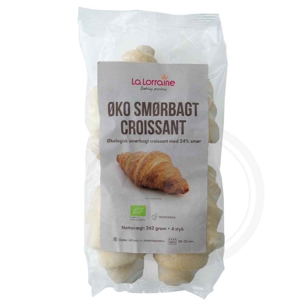 La Lorraine Croissant Smørbagt Økologisk